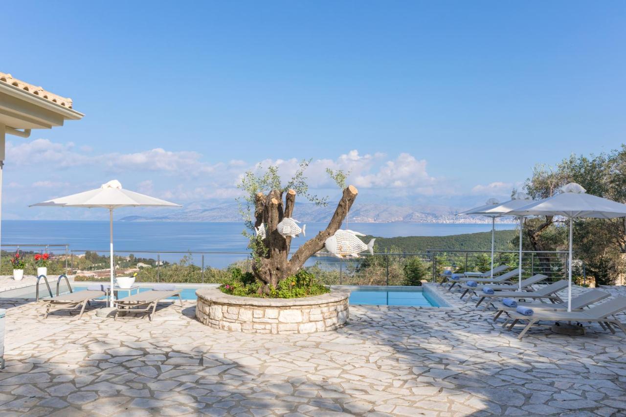 Villa White Stone By Rodostamo Collection Kassiopi Eksteriør billede